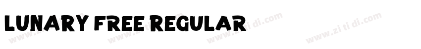 LUNARY free Regular字体转换